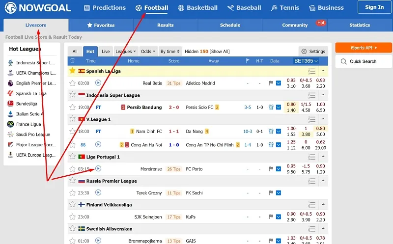 Cách dùng Nowgoal livescore để theo dõi trận đấu hàng ngày cho người mới